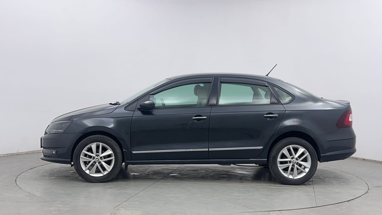 Used 2022 Skoda Rapid Style Petrol Manual exterior LEFT SIDE VIEW