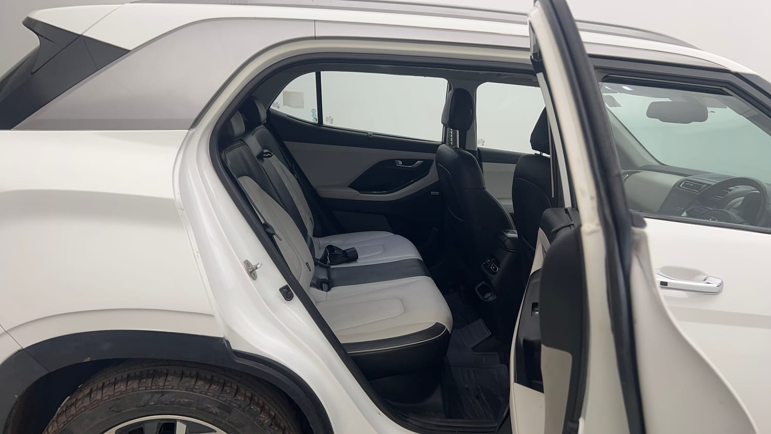 Used 2021 Hyundai Creta SX (O) 1.5 Petrol IVT Petrol Automatic interior RIGHT SIDE REAR DOOR CABIN VIEW