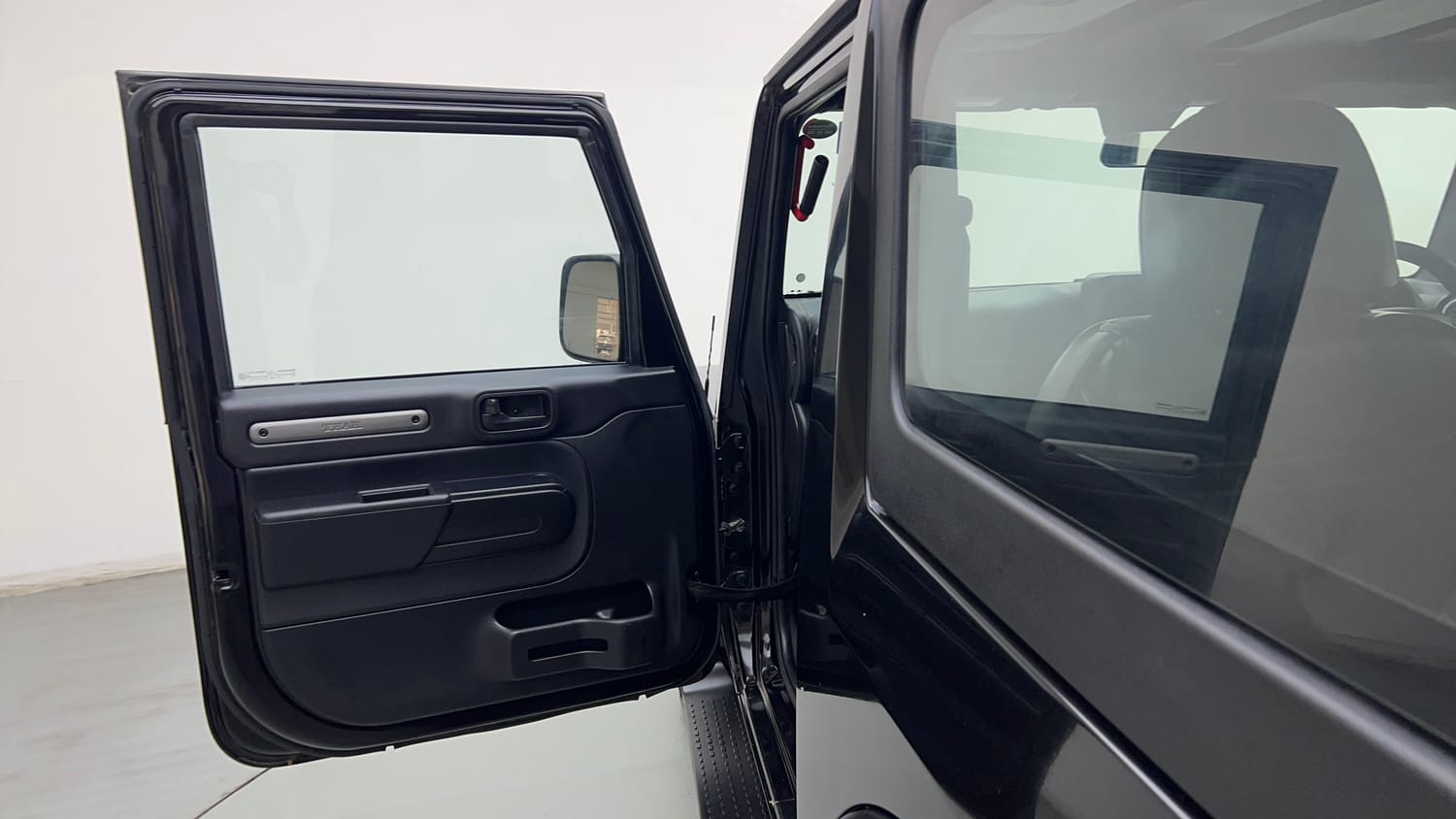 Used 2024 Mahindra Thar LX Hard Top Petrol AT RWD Petrol Automatic interior LEFT FRONT DOOR OPEN VIEW