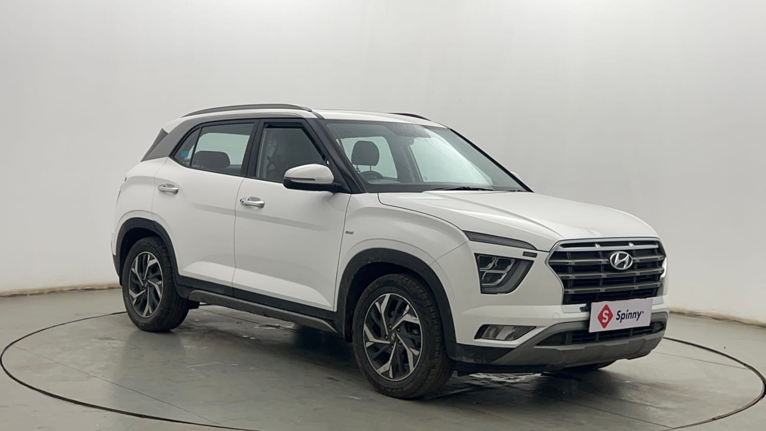 Used 2021 Hyundai Creta SX (O) 1.5 Petrol IVT Petrol Automatic exterior RIGHT FRONT CORNER VIEW