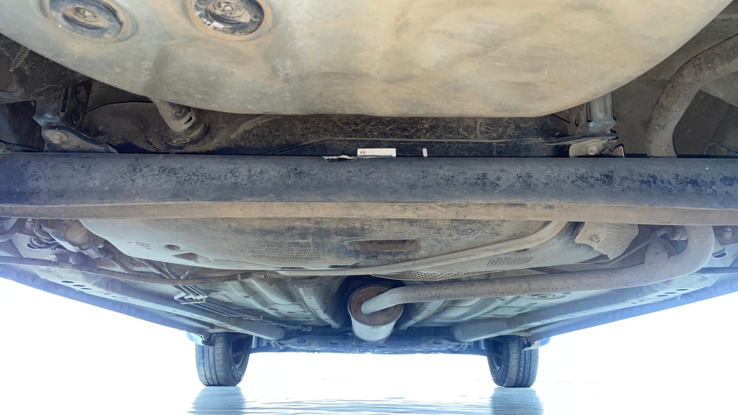 Used 2019 Maruti Suzuki Wagon R ZXi 1.2 AMT Petrol Automatic extra REAR UNDERBODY VIEW (TAKEN FROM REAR)