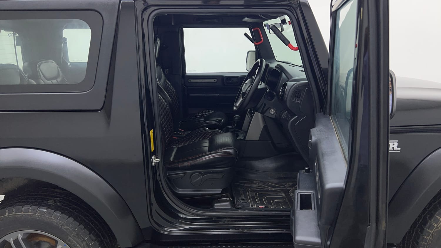 Used 2024 Mahindra Thar LX Hard Top Petrol AT RWD Petrol Automatic interior RIGHT SIDE FRONT DOOR CABIN VIEW