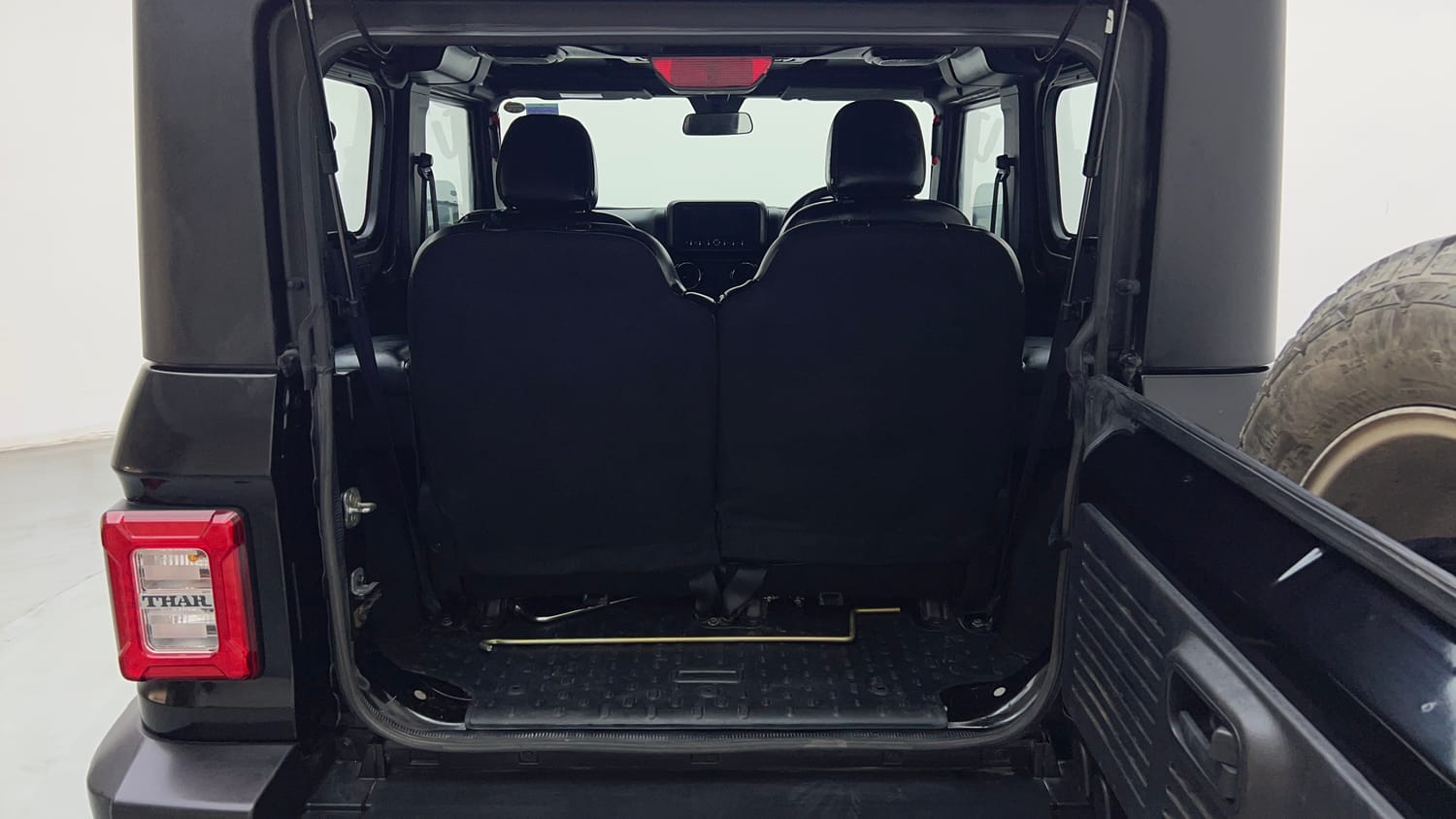 Used 2024 Mahindra Thar LX Hard Top Petrol AT RWD Petrol Automatic interior DICKY INSIDE VIEW