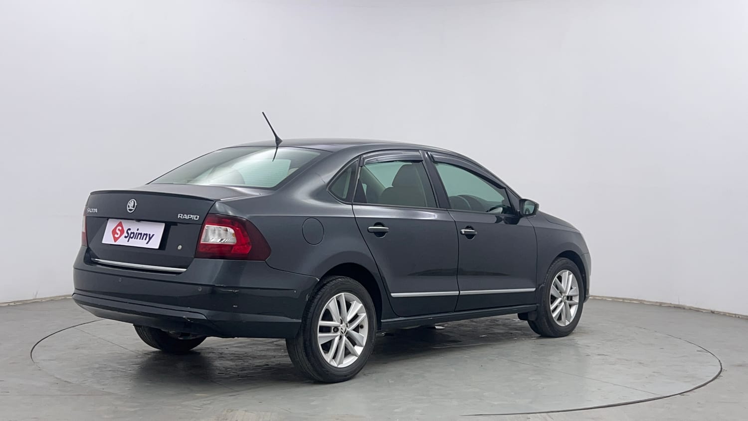 Used 2022 Skoda Rapid Style Petrol Manual exterior RIGHT REAR CORNER VIEW