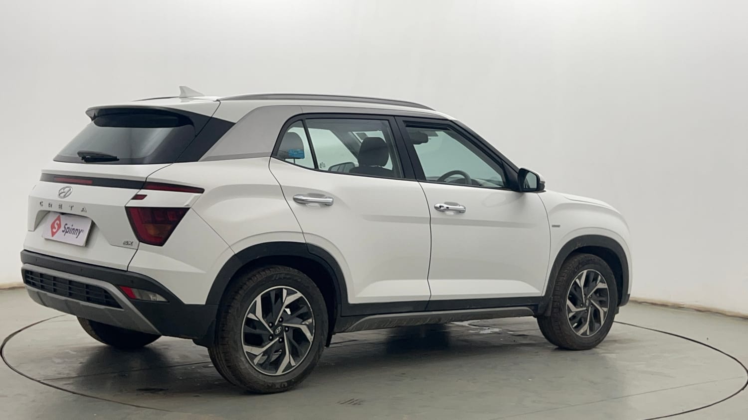 Used 2021 Hyundai Creta SX (O) 1.5 Petrol IVT Petrol Automatic exterior RIGHT REAR CORNER VIEW