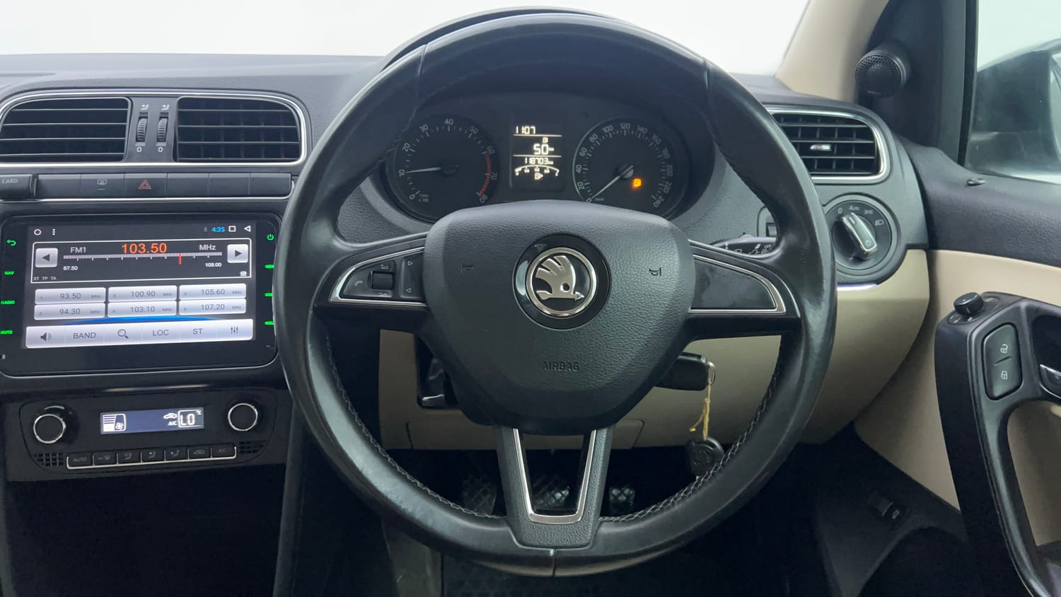 Used 2022 Skoda Rapid Style Petrol Manual interior STEERING VIEW