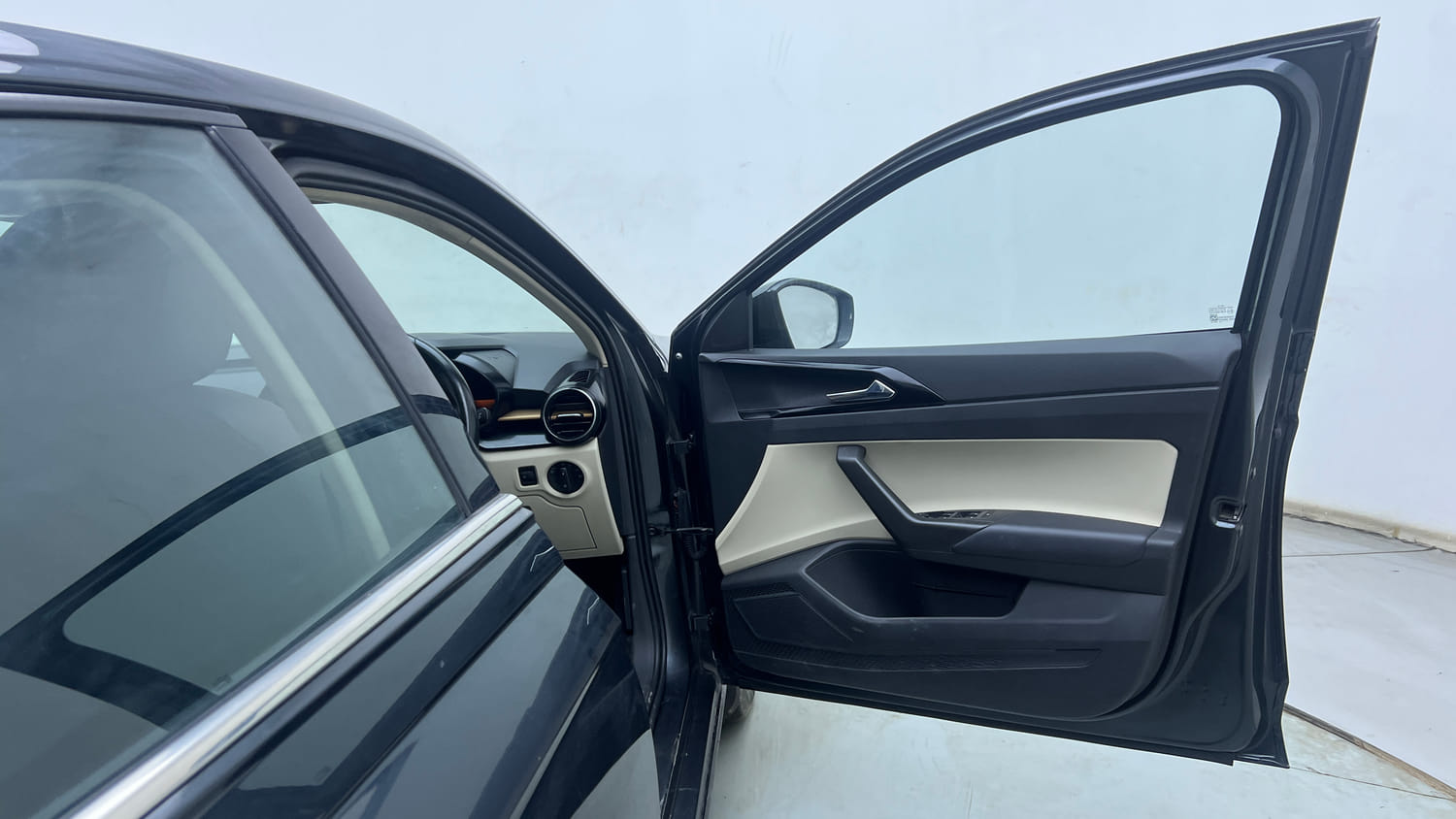 Used 2025 Skoda Slavia Style 1.0L TSI AT Petrol Automatic interior RIGHT FRONT DOOR OPEN VIEW
