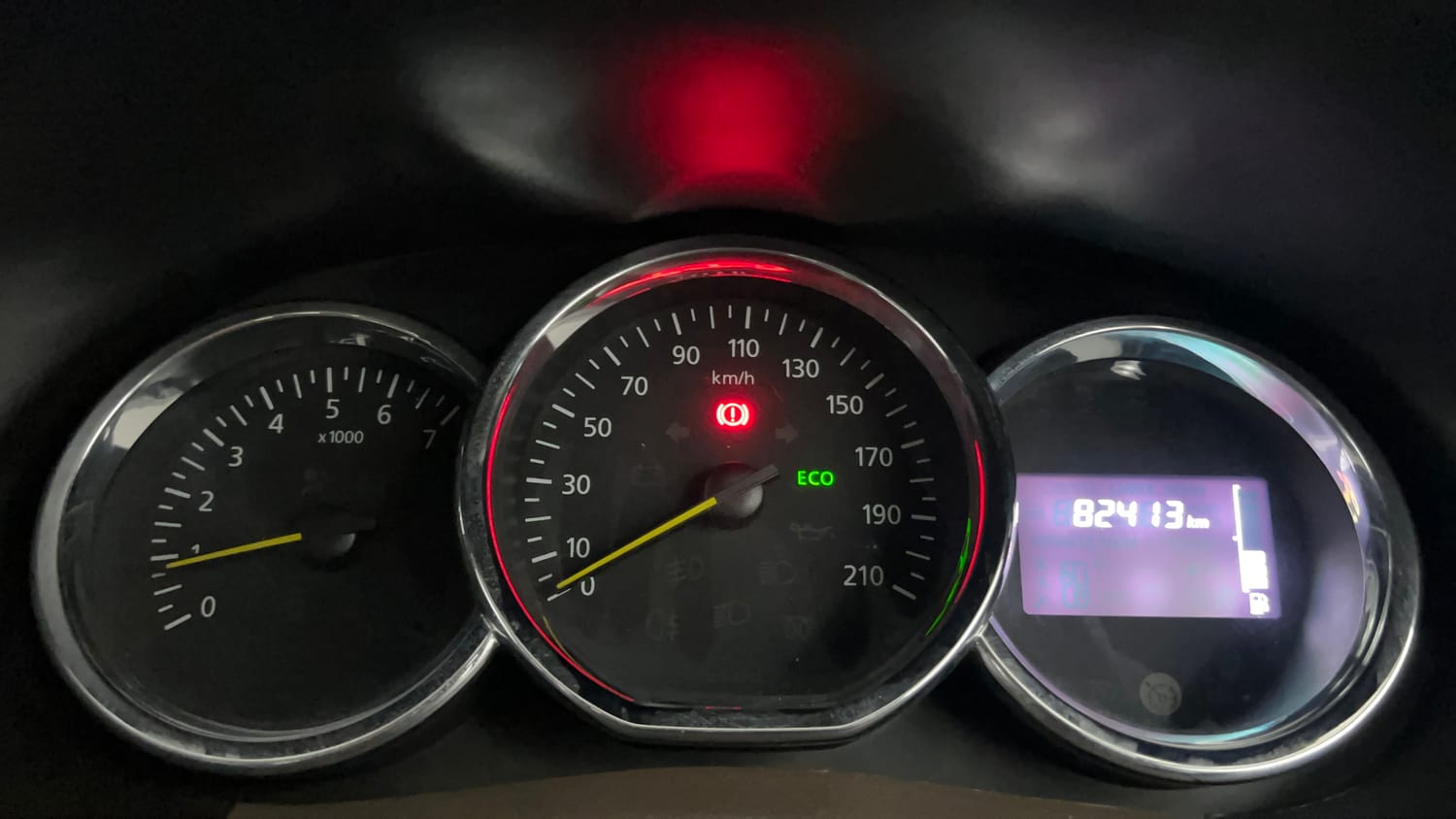Used 2017 Renault Duster 110 PS RXZ 4X2 MT Diesel Diesel Manual interior CLUSTERMETER VIEW