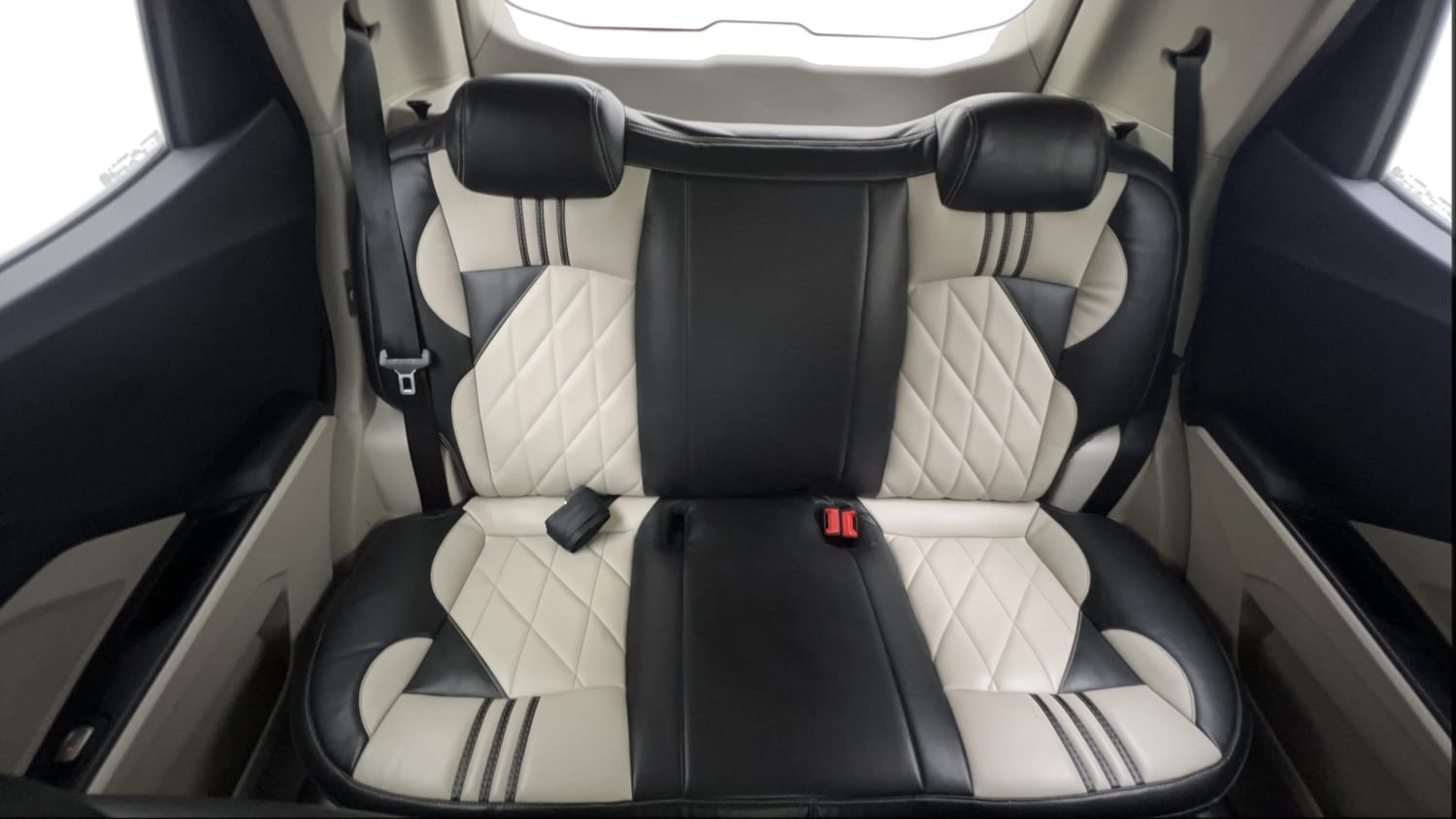 Used 2023 Mahindra XUV 300 W6 1.5 Diesel Diesel Manual interior REAR SEAT CONDITION VIEW
