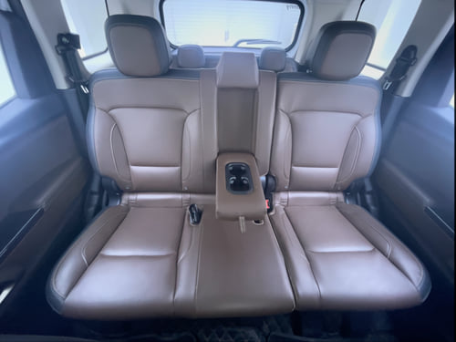 Used 2023 Mahindra Scorpio N Z8 L Diesel AT 2WD 7 STR Diesel Automatic interior REAR SEAT CONDITION VIEW
