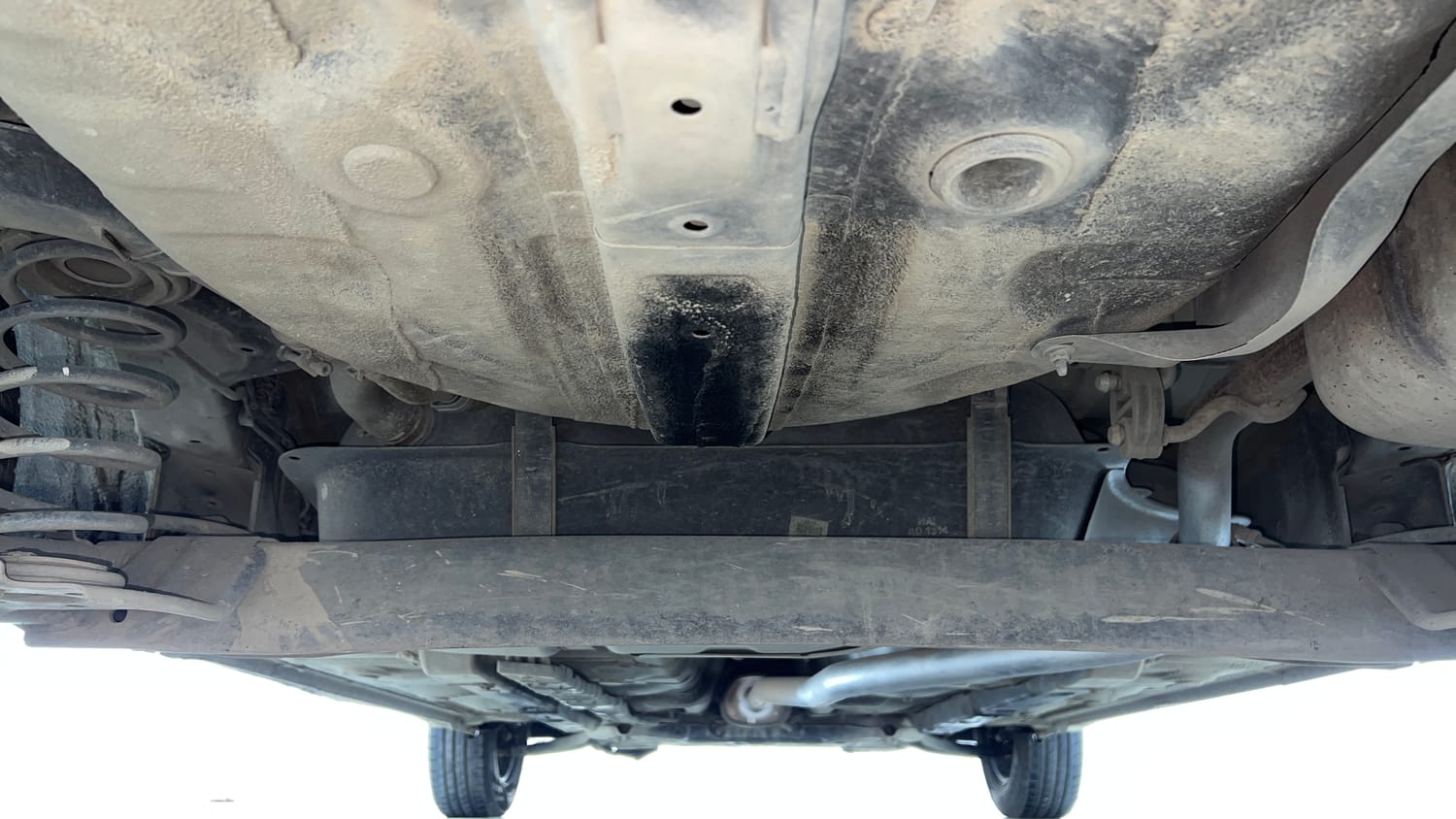 Used 2017 Hyundai Grand i10 Sportz 1.2 Kappa VTVT Petrol Manual extra REAR UNDERBODY VIEW (TAKEN FROM REAR)
