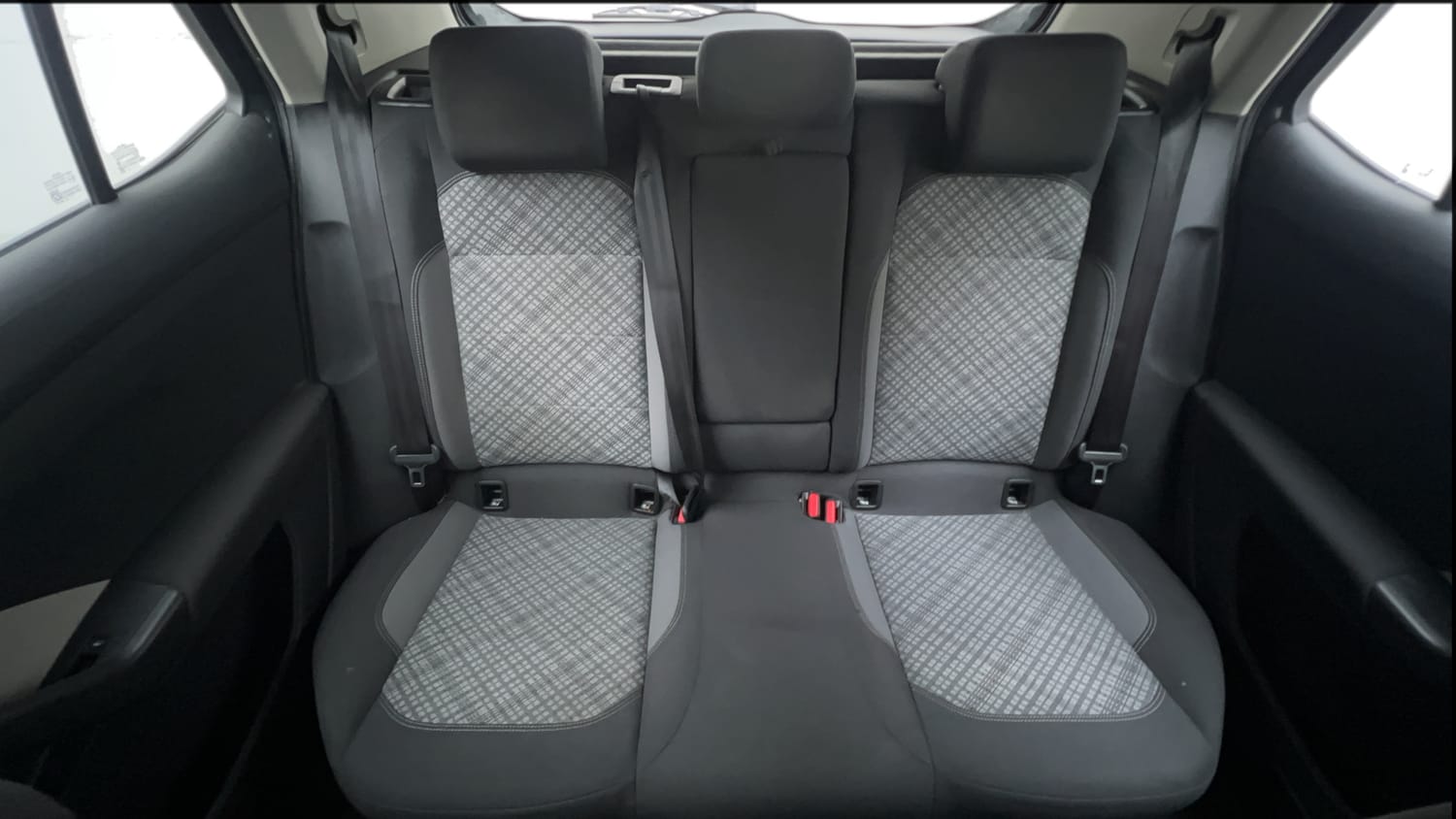 Used 2022 Volkswagen Taigun Highline 1.0 TSI MT Petrol Manual interior REAR SEAT CONDITION VIEW