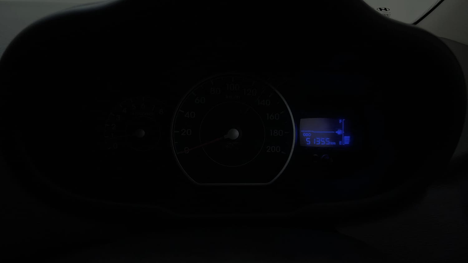 Used 2013 Hyundai i10 Sportz 1.2 Kappa2 Petrol Manual interior CLUSTERMETER VIEW