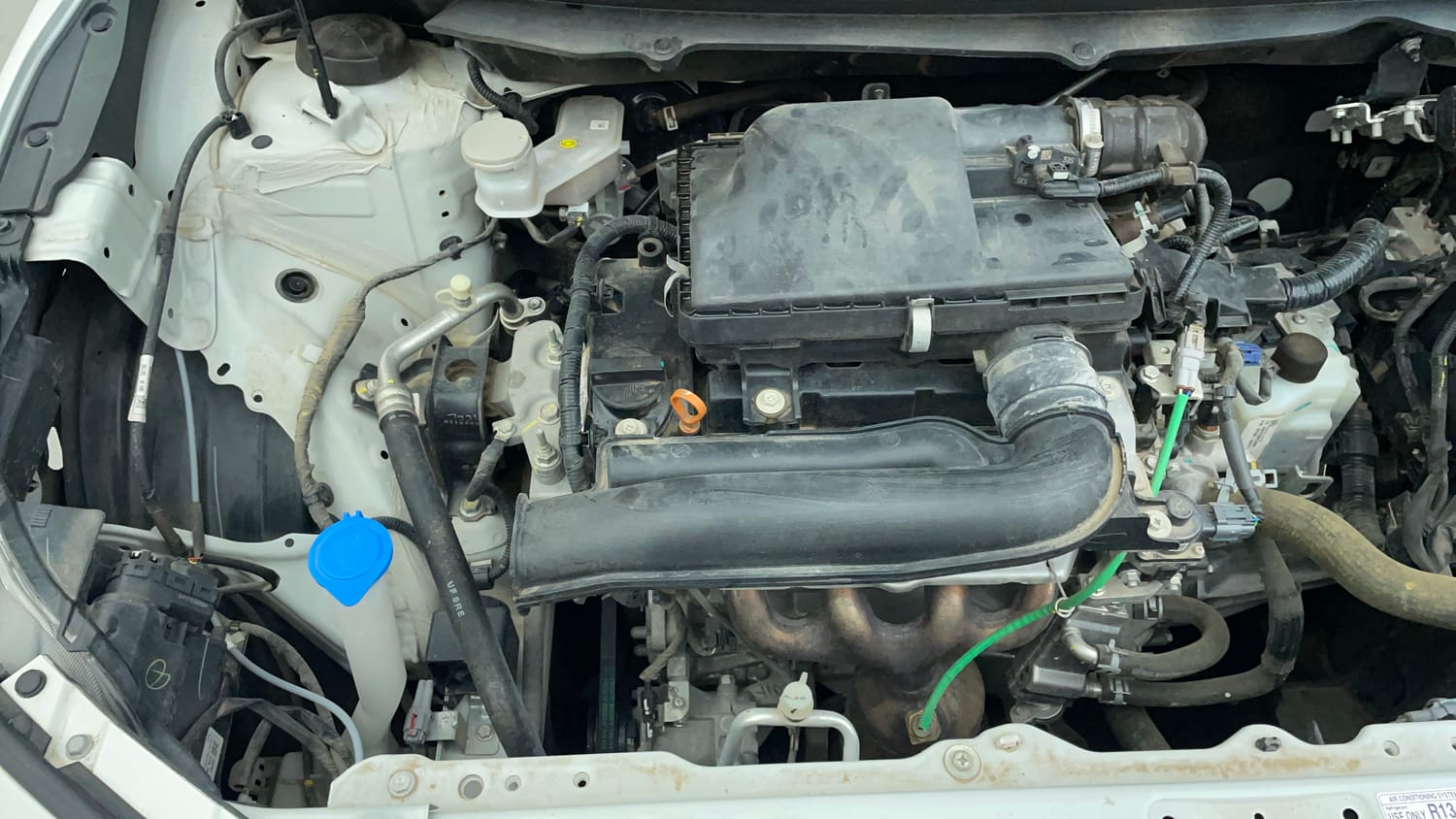 Used 2024 Maruti Suzuki Baleno Delta AGS Petrol Automatic engine ENGINE RIGHT SIDE VIEW