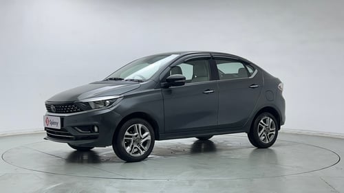 Used 2023 Tata Tigor XZ Plus Leatherette Pack Petrol Manual exterior LEFT FRONT CORNER VIEW