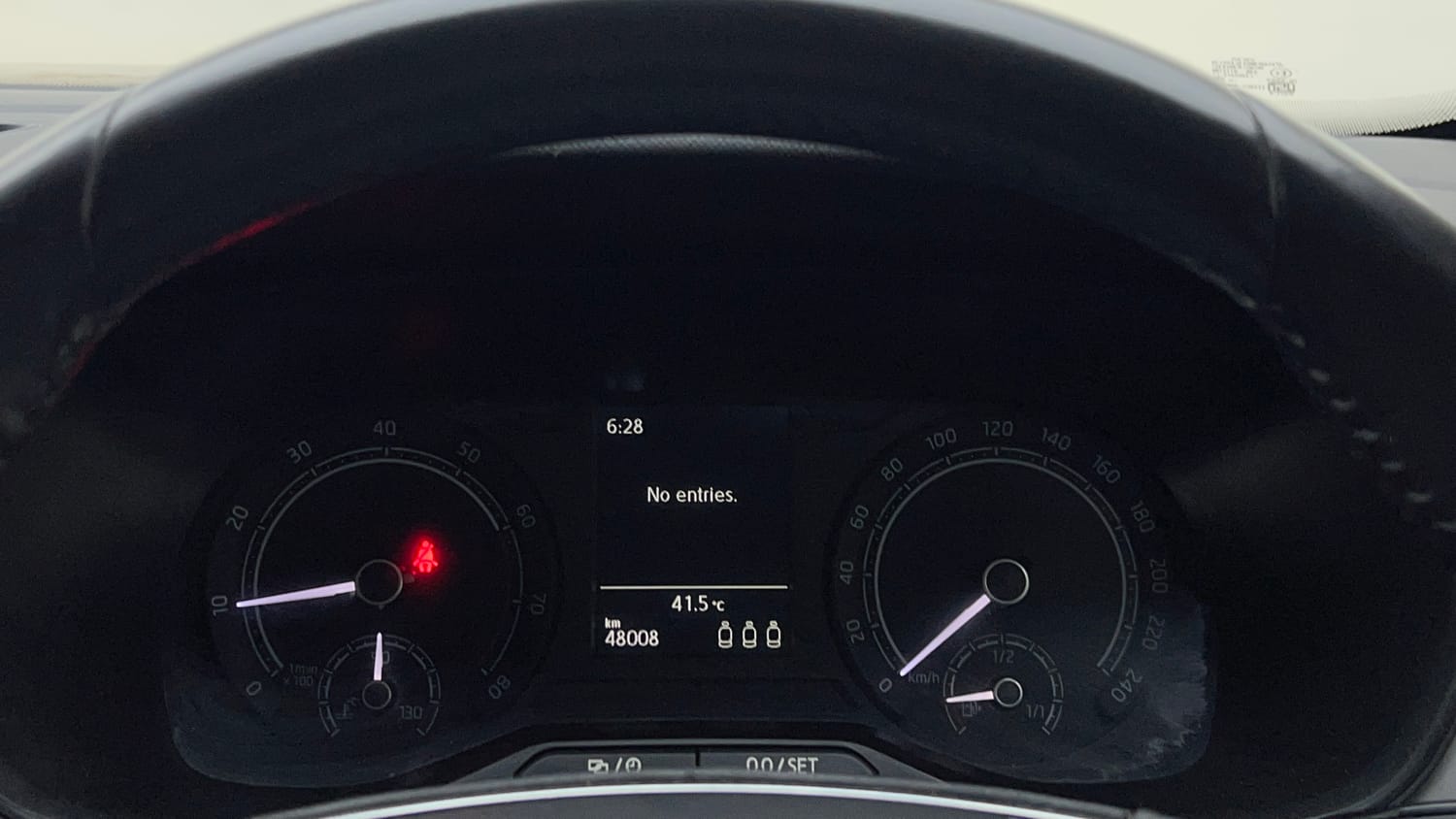 Used 2023 Skoda Kushaq Ambition 1.0L TSI MT Petrol Manual interior CLUSTERMETER VIEW