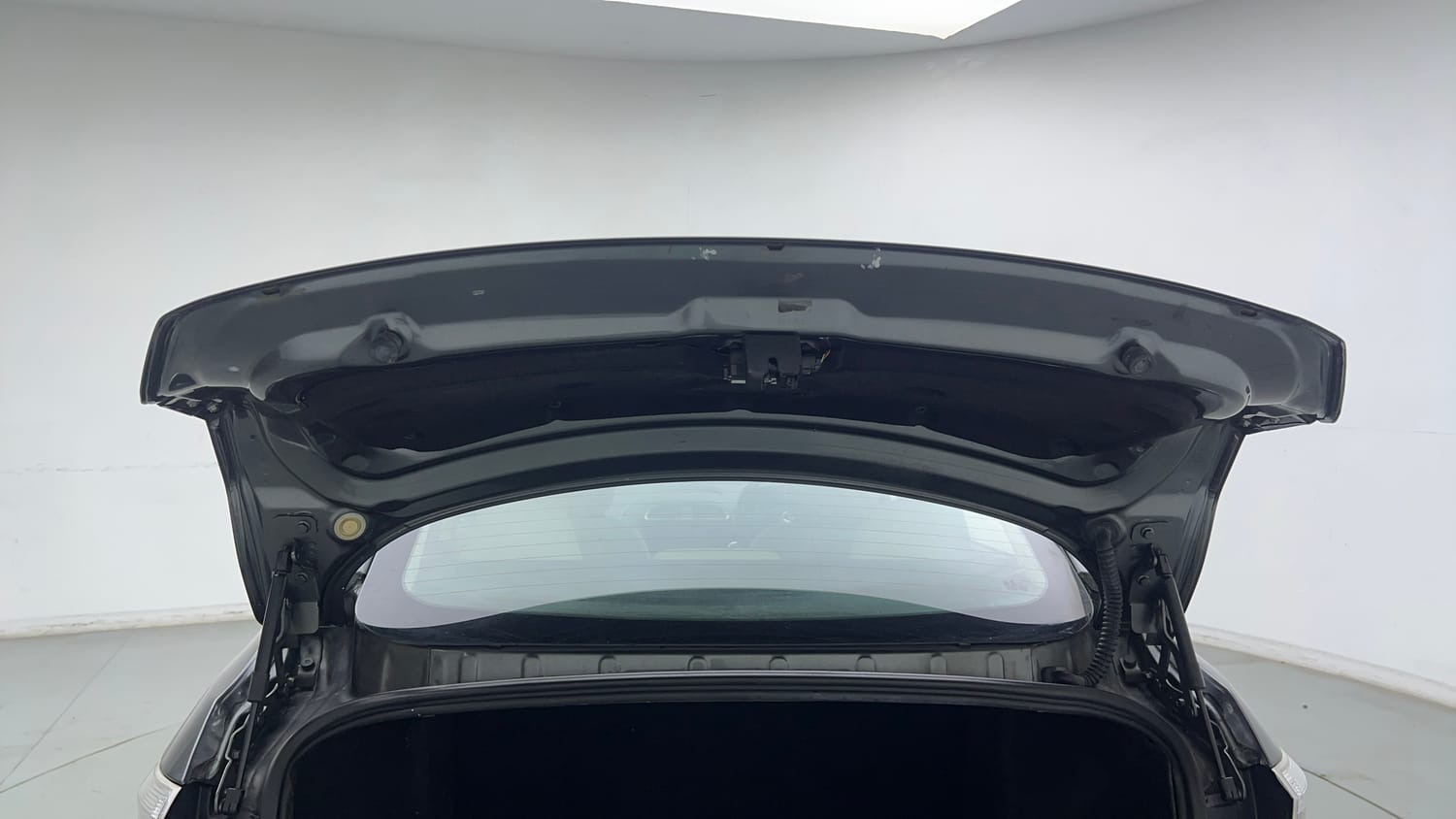 Used 2023 Tata Tigor XZ Plus Leatherette Pack Petrol Manual interior DICKY DOOR OPEN VIEW
