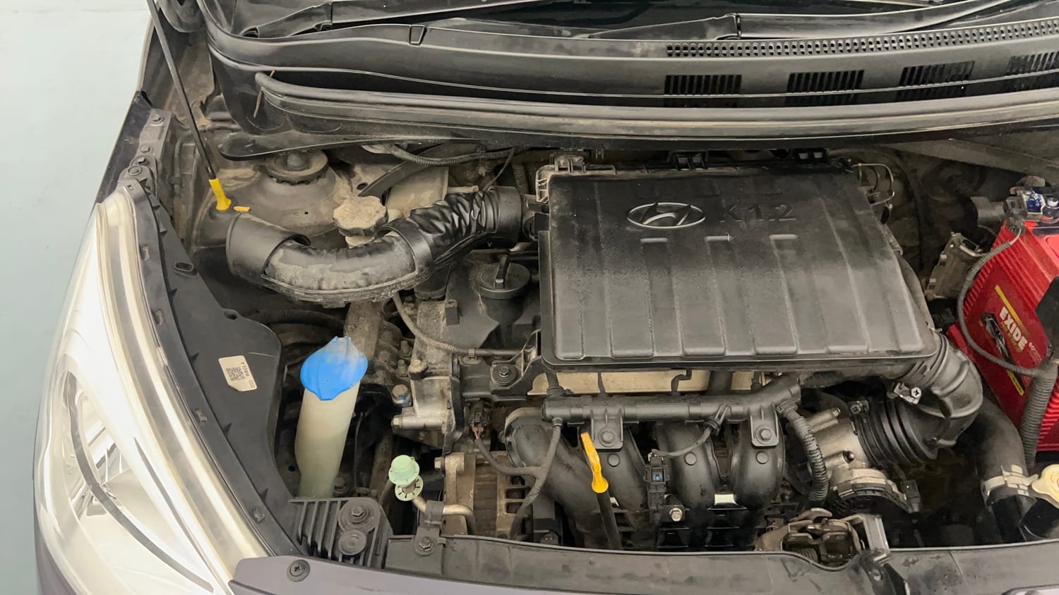 Used 2019 Hyundai Grand i10 Sportz 1.2 Kappa VTVT Petrol Manual engine ENGINE RIGHT SIDE VIEW