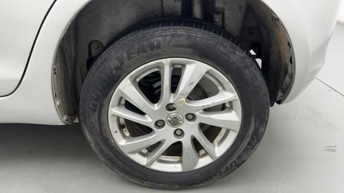 Used 2014 Maruti Suzuki Swift ZXi Petrol Manual tyres LEFT REAR TYRE RIM VIEW