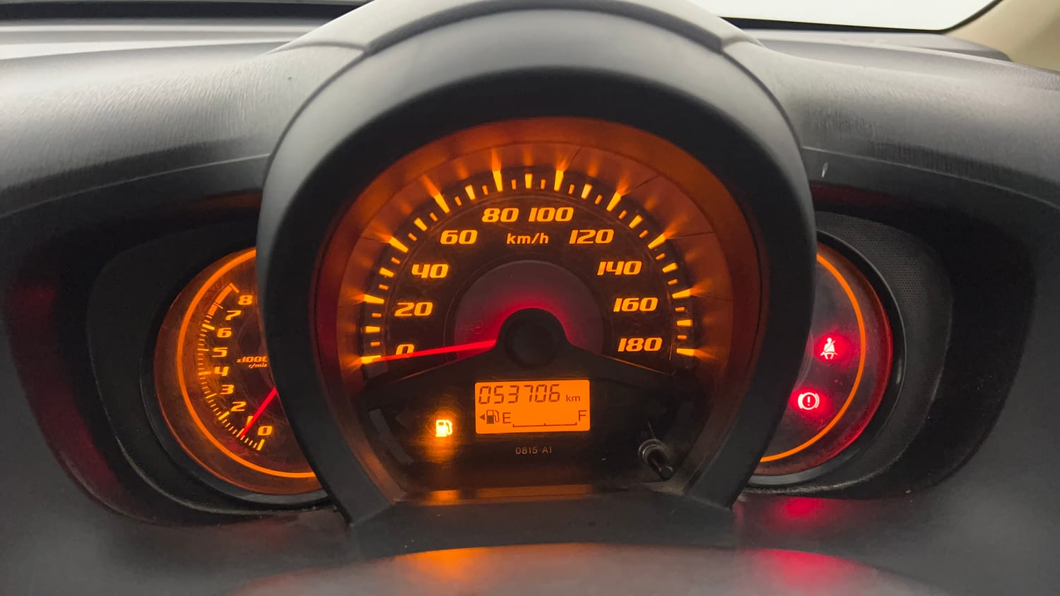 Used 2014 Honda Amaze 1.2 EX i-VTEC Petrol Manual interior CLUSTERMETER VIEW