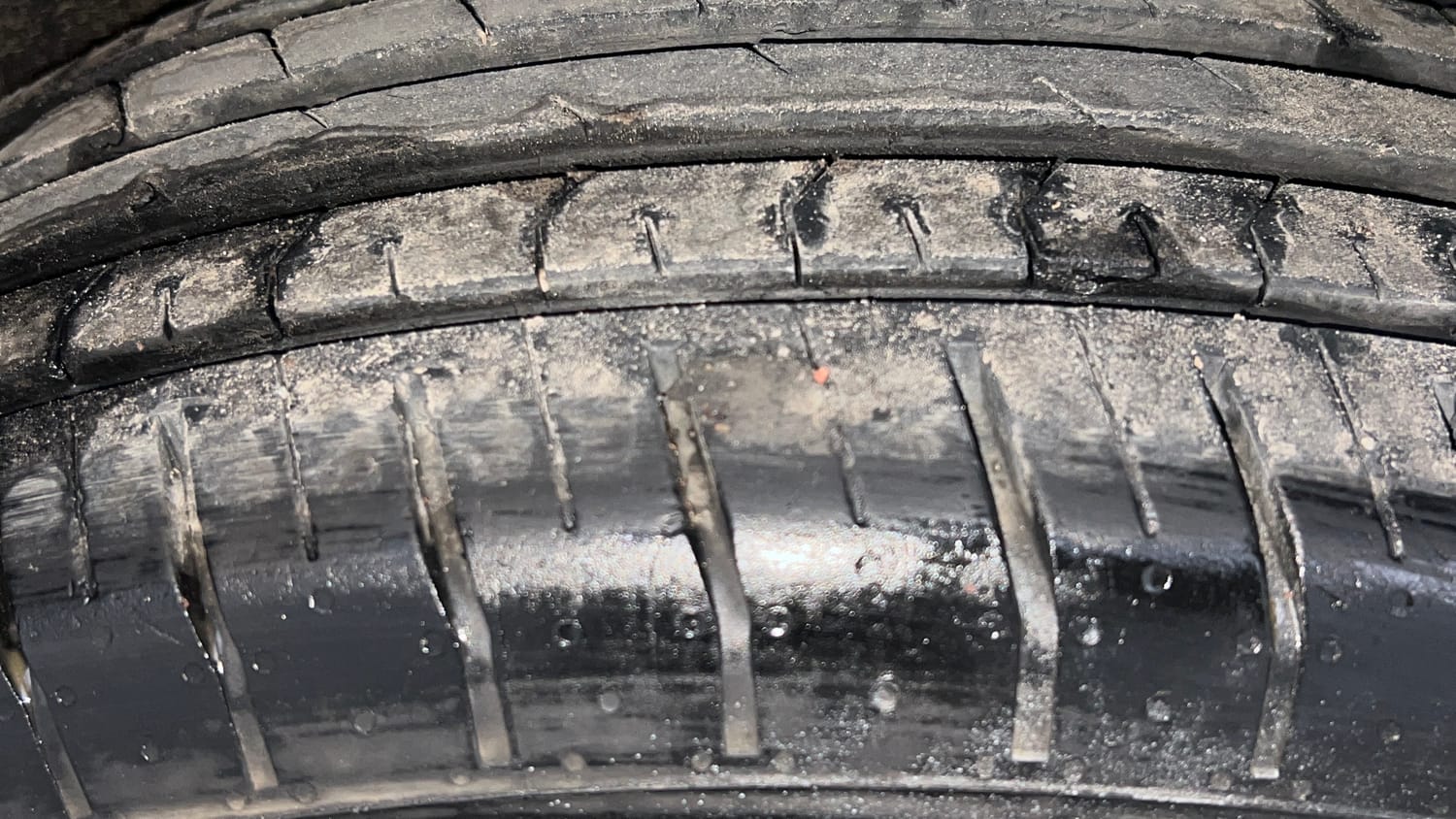 Used 2023 Tata Punch Accomplished AMT Petrol Automatic tyres LEFT REAR TYRE TREAD VIEW