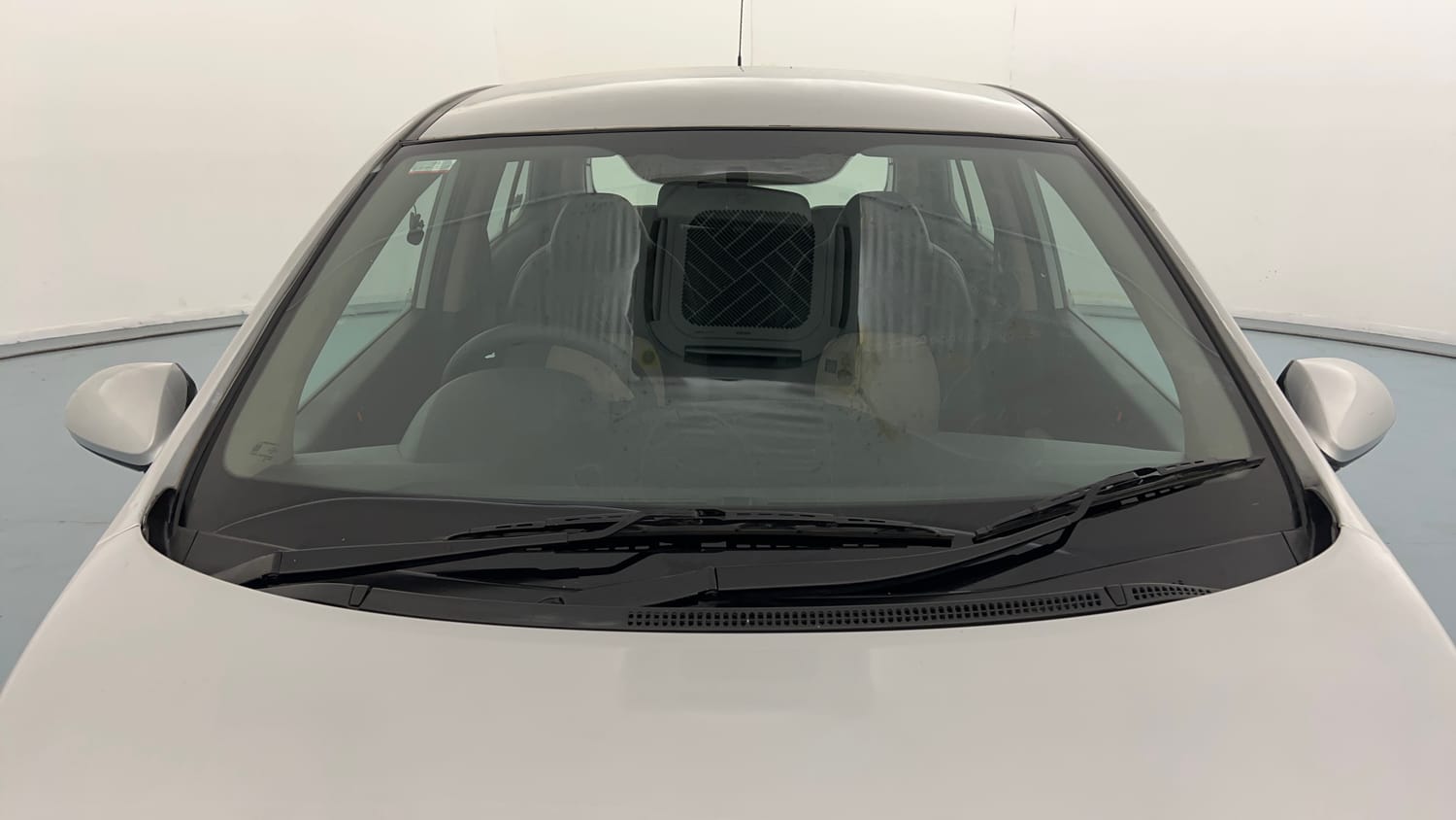 Used 2015 Hyundai Grand i10 Magna 1.2 Kappa VTVT Petrol Manual exterior FRONT WINDSHIELD VIEW
