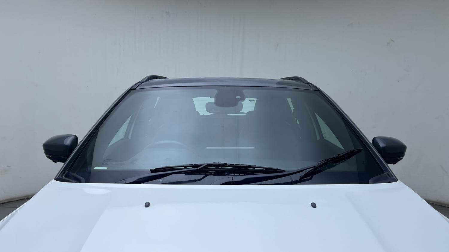 Used 2022 Jeep Compass Model S (O) Diesel 4x4 AT Diesel Automatic exterior FRONT WINDSHIELD VIEW
