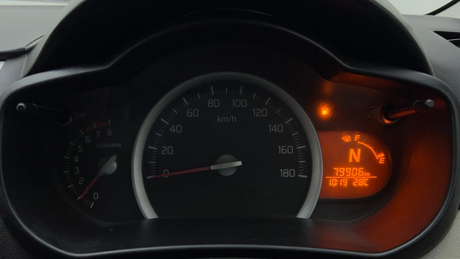 Used 2015 Maruti Suzuki Celerio VXi AMT Petrol Automatic interior CLUSTERMETER VIEW