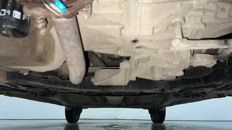 Used 2021 Maruti Suzuki Wagon R VXi 1.2 Petrol Manual extra FRONT LEFT UNDERBODY VIEW