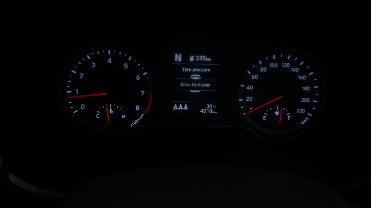 Used 2025 Hyundai Grand i10 Nios Asta 1.2 Kappa AMT Petrol Automatic interior CLUSTERMETER VIEW