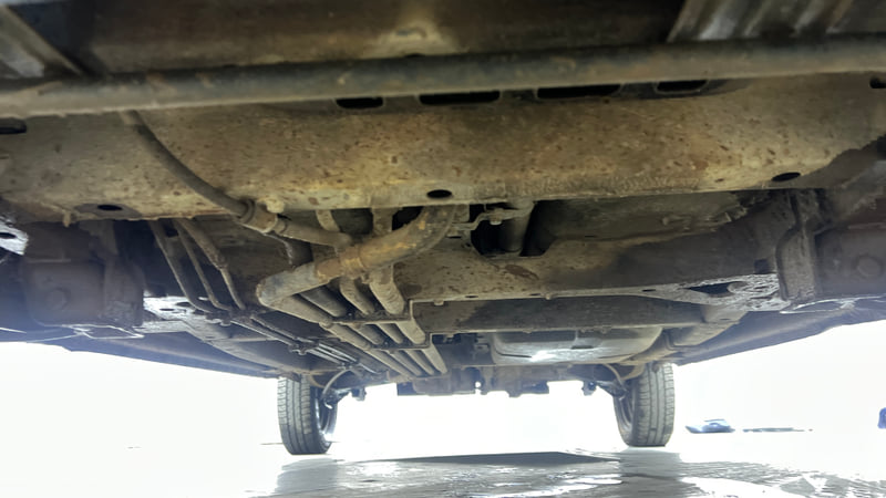 Used 2015 Tata Nano Twist XT Petrol Manual extra FRONT LEFT UNDERBODY VIEW