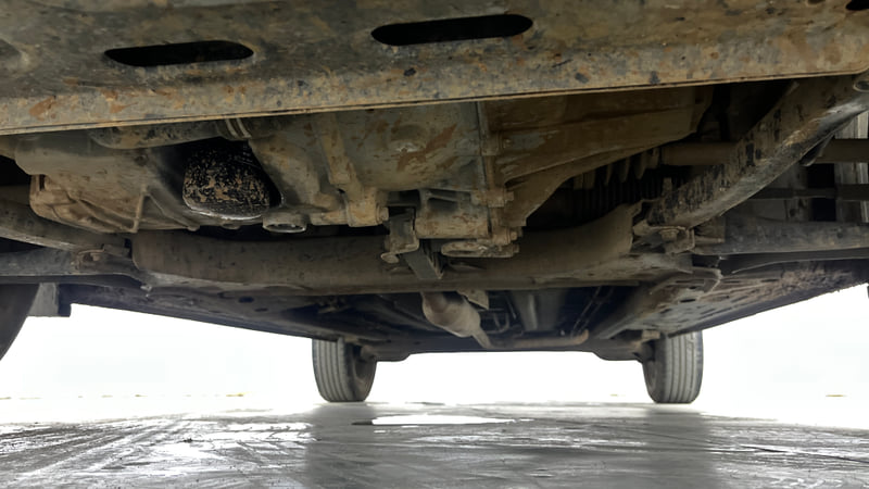 Used 2023 Renault Kiger RXZ MT Petrol Manual extra FRONT LEFT UNDERBODY VIEW