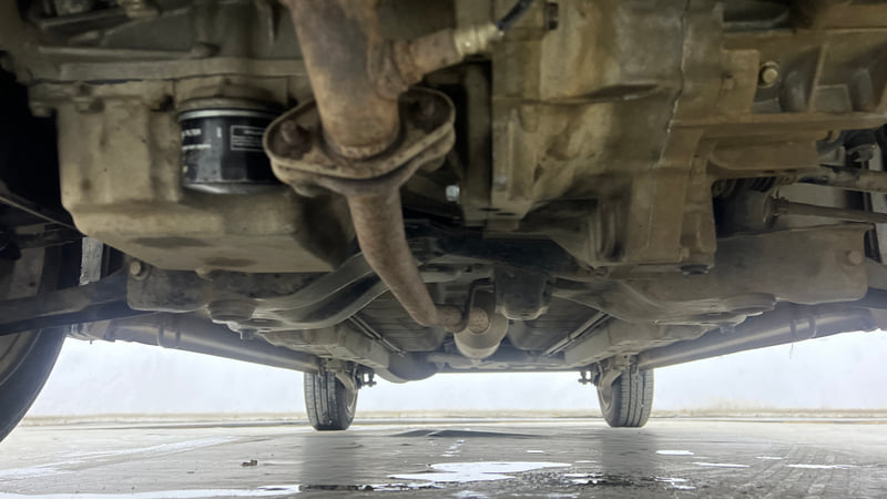 Used 2016 Maruti Suzuki Wagon R Vxi (ABS-Airbag) Petrol Manual extra FRONT LEFT UNDERBODY VIEW
