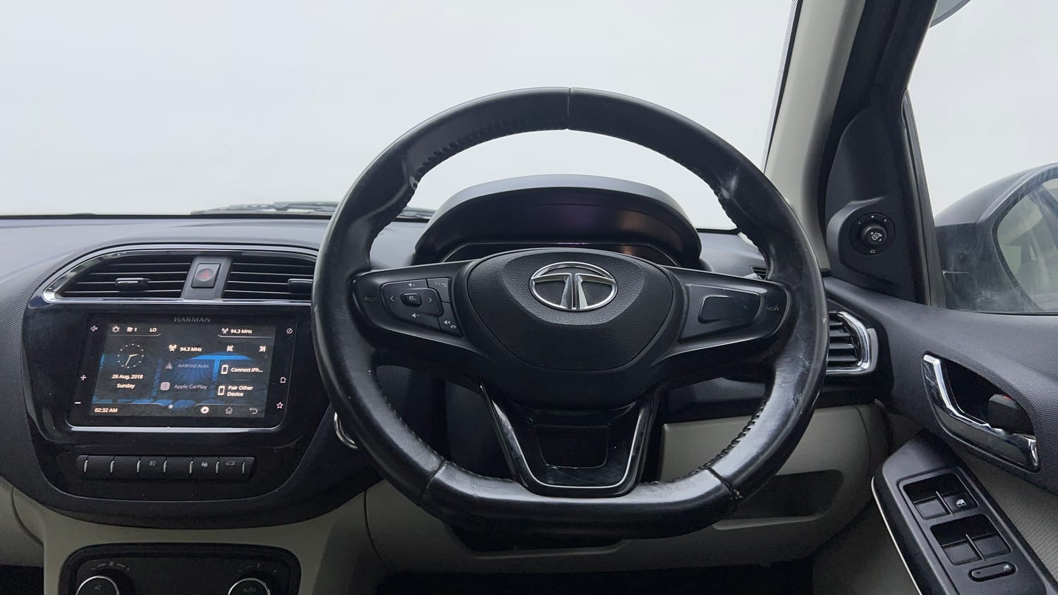Used 2023 Tata Tigor XZ Plus Leatherette Pack Petrol Manual interior STEERING VIEW