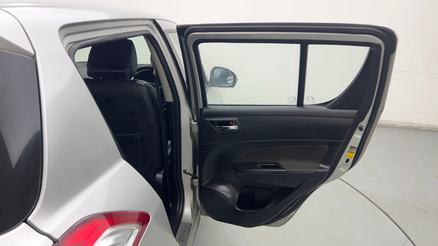 Used 2014 Maruti Suzuki Swift ZXi Petrol Manual interior RIGHT REAR DOOR OPEN VIEW