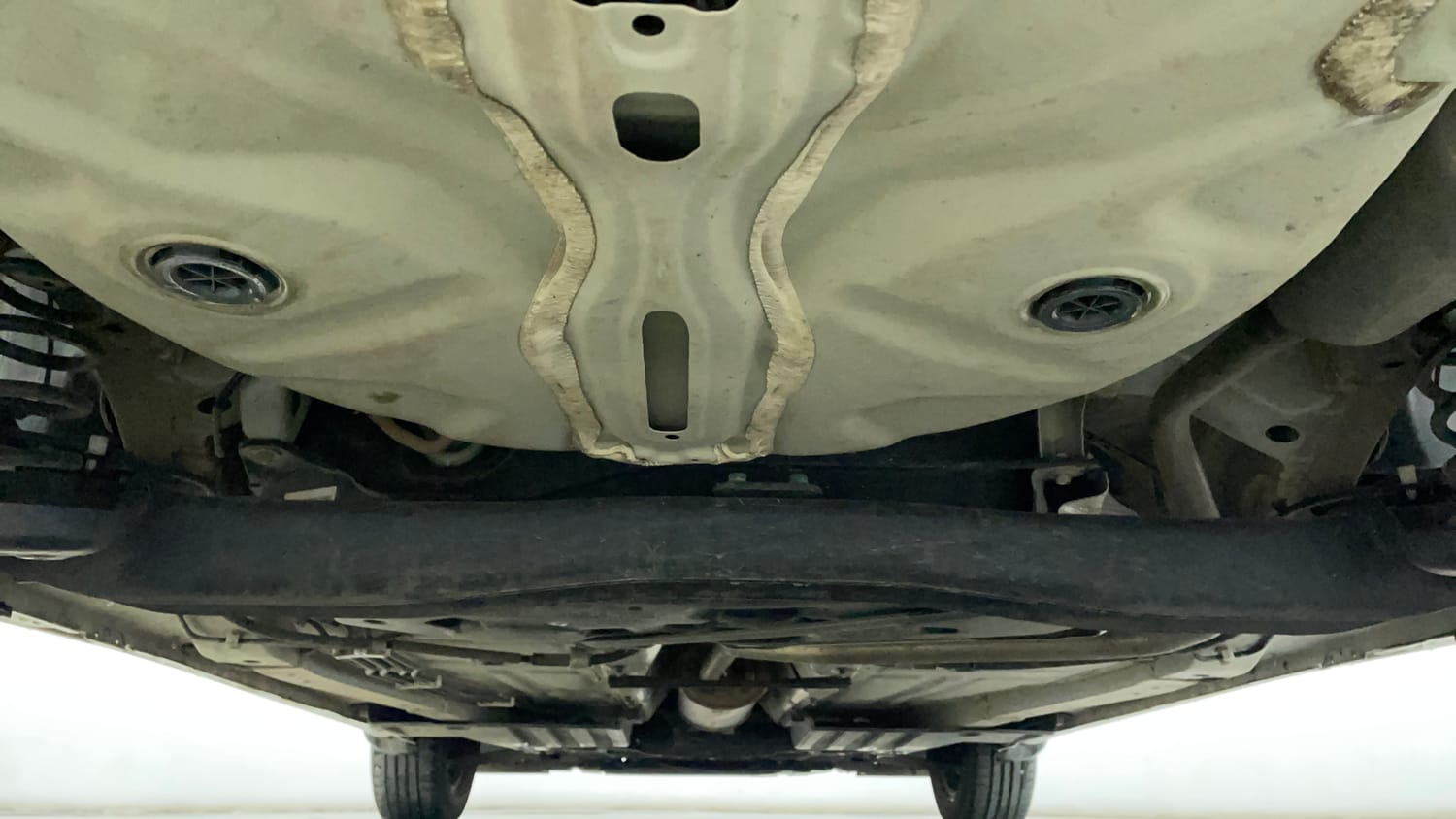 Used 2024 Maruti Suzuki Baleno Delta AGS Petrol Automatic extra REAR UNDERBODY VIEW (TAKEN FROM REAR)