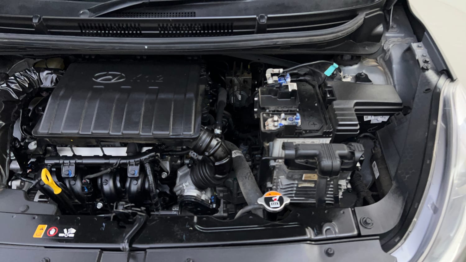 Used 2025 Hyundai Grand i10 Nios Asta 1.2 Kappa AMT Petrol Automatic engine ENGINE LEFT SIDE VIEW
