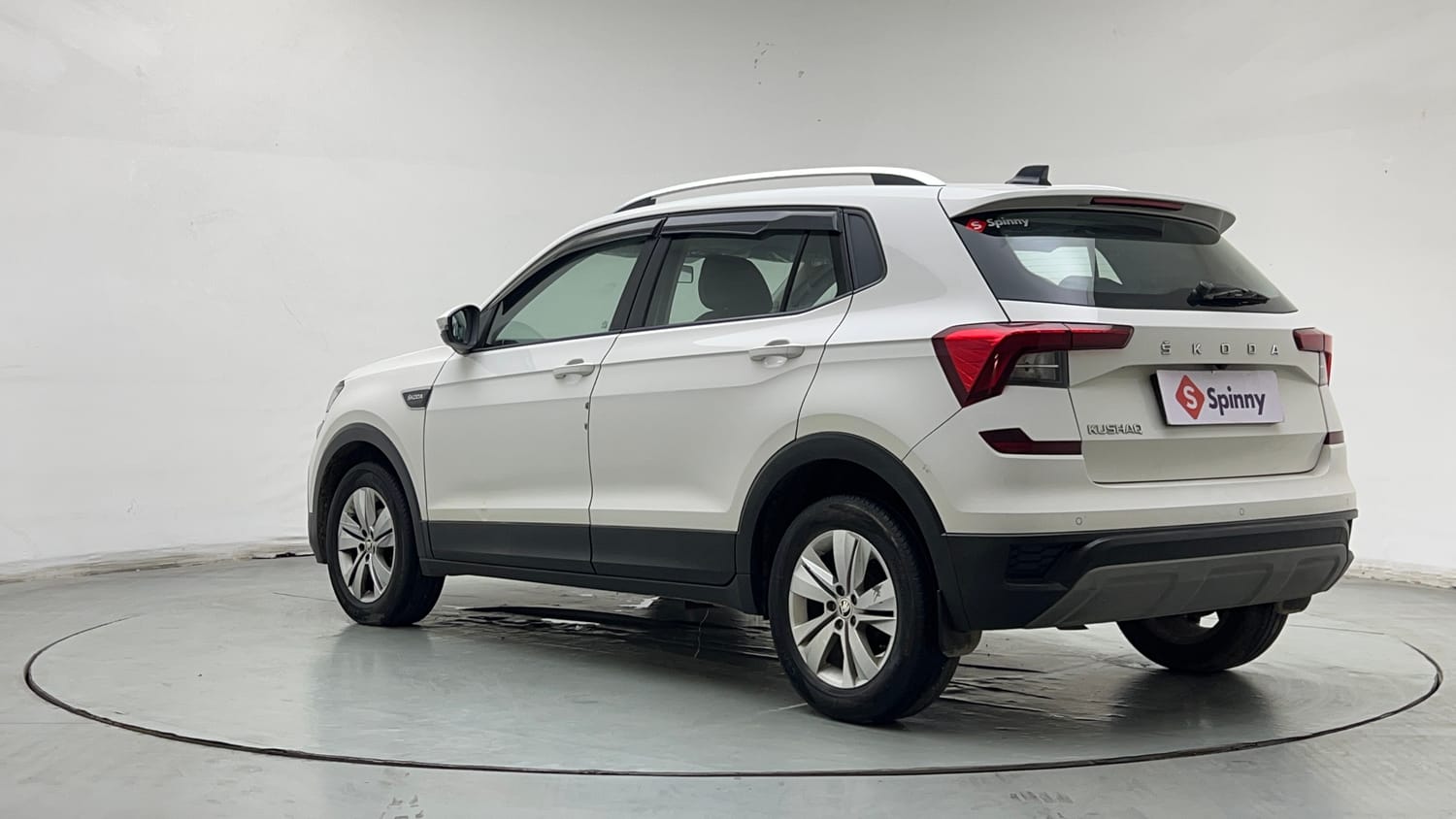 Used 2023 Skoda Kushaq Ambition 1.0L TSI MT Petrol Manual exterior LEFT REAR CORNER VIEW