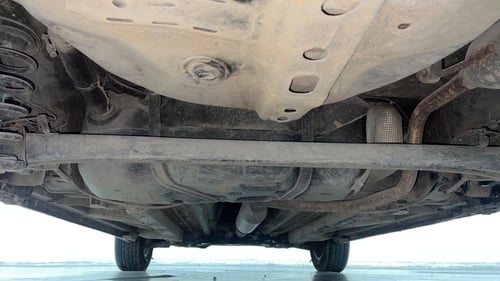 Used 2014 Maruti Suzuki Swift ZXi Petrol Manual extra REAR UNDERBODY VIEW (TAKEN FROM REAR)