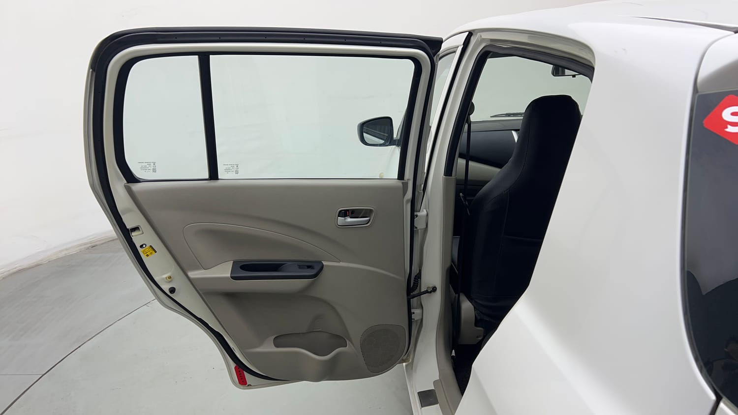 Used 2015 Maruti Suzuki Celerio VXi AMT Petrol Automatic interior LEFT REAR DOOR OPEN VIEW