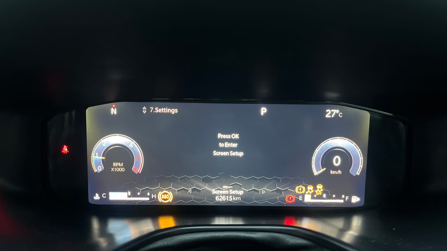 Used 2022 Jeep Compass Model S (O) Diesel 4x4 AT Diesel Automatic interior CLUSTERMETER VIEW