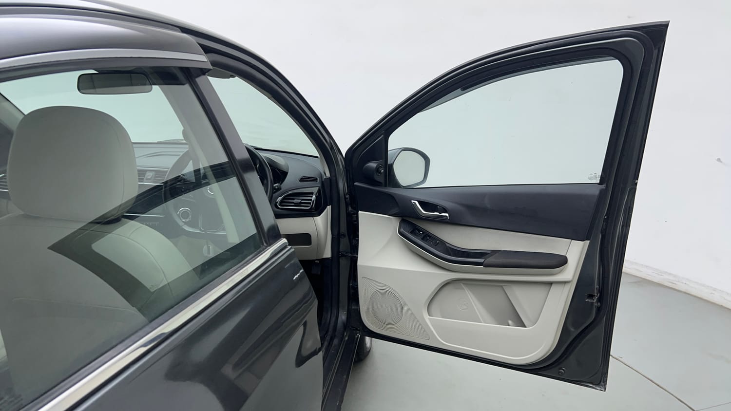 Used 2023 Tata Tigor XZ Plus Leatherette Pack Petrol Manual interior RIGHT FRONT DOOR OPEN VIEW