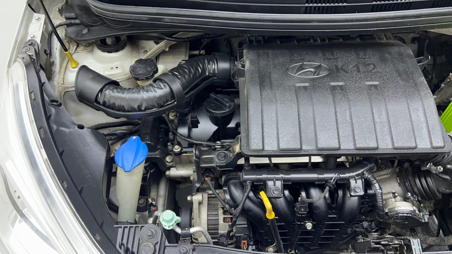 Used 2017 Hyundai Grand i10 Sportz 1.2 Kappa VTVT Petrol Manual engine ENGINE RIGHT SIDE VIEW