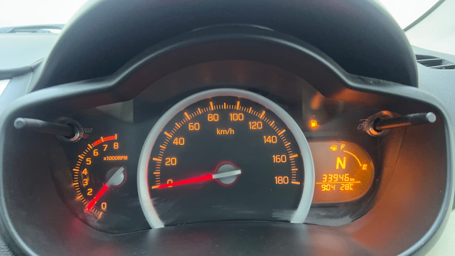 Used 2021 Maruti Suzuki Celerio VXi AMT Petrol Automatic interior CLUSTERMETER VIEW