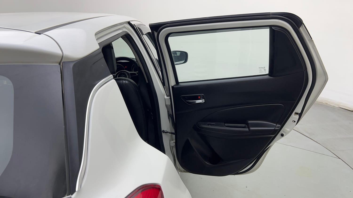 Used 2023 Maruti Suzuki Swift VXi Petrol Manual interior RIGHT REAR DOOR OPEN VIEW