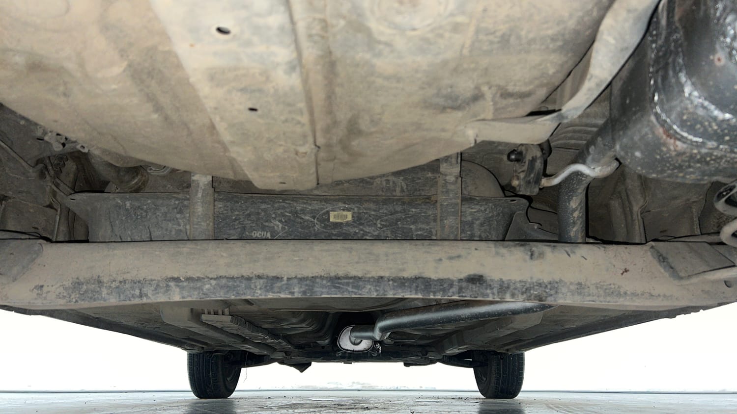 Used 2019 Hyundai Grand i10 Sportz 1.2 Kappa VTVT Petrol Manual extra REAR UNDERBODY VIEW (TAKEN FROM REAR)