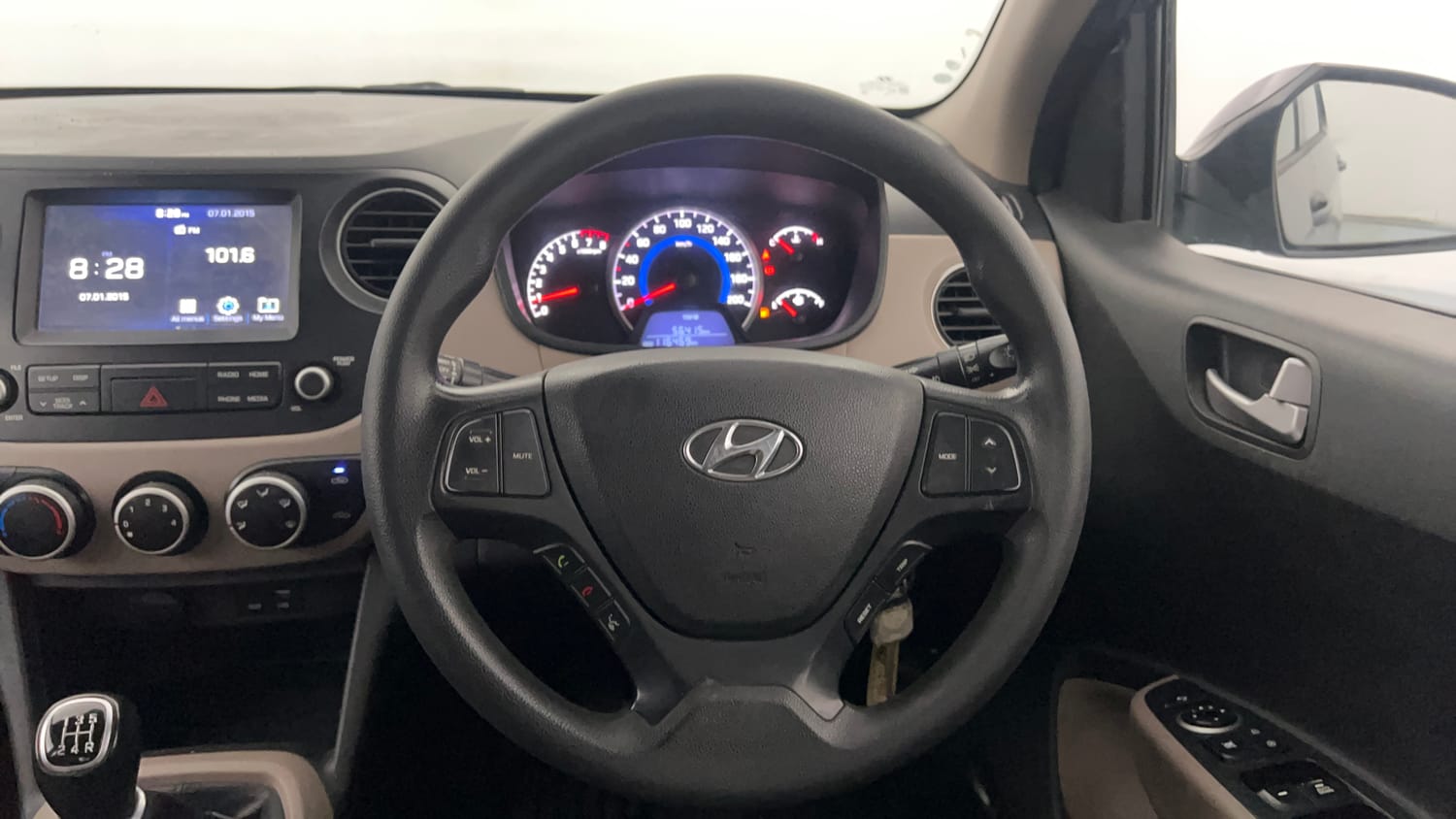 Used 2019 Hyundai Grand i10 Sportz 1.2 Kappa VTVT Petrol Manual interior STEERING VIEW