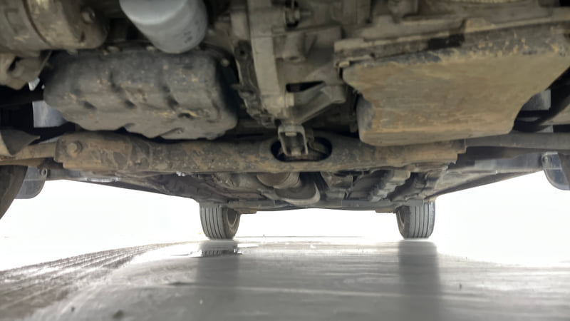 Used 2022 Skoda Kushaq Ambition 1.0L TSI AT Petrol Automatic extra FRONT LEFT UNDERBODY VIEW