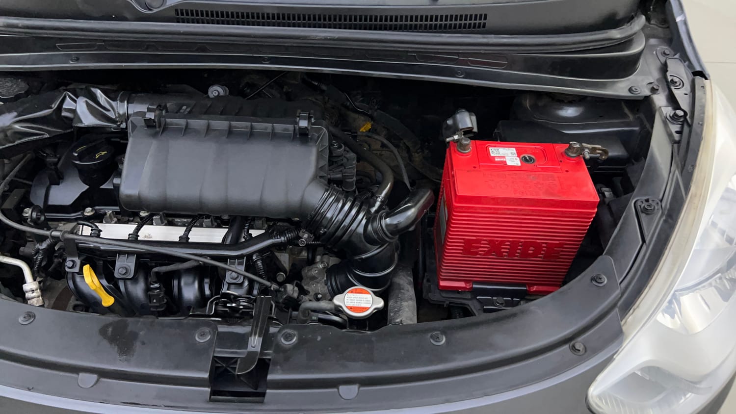 Used 2013 Hyundai i10 Sportz 1.2 Kappa2 Petrol Manual engine ENGINE LEFT SIDE VIEW