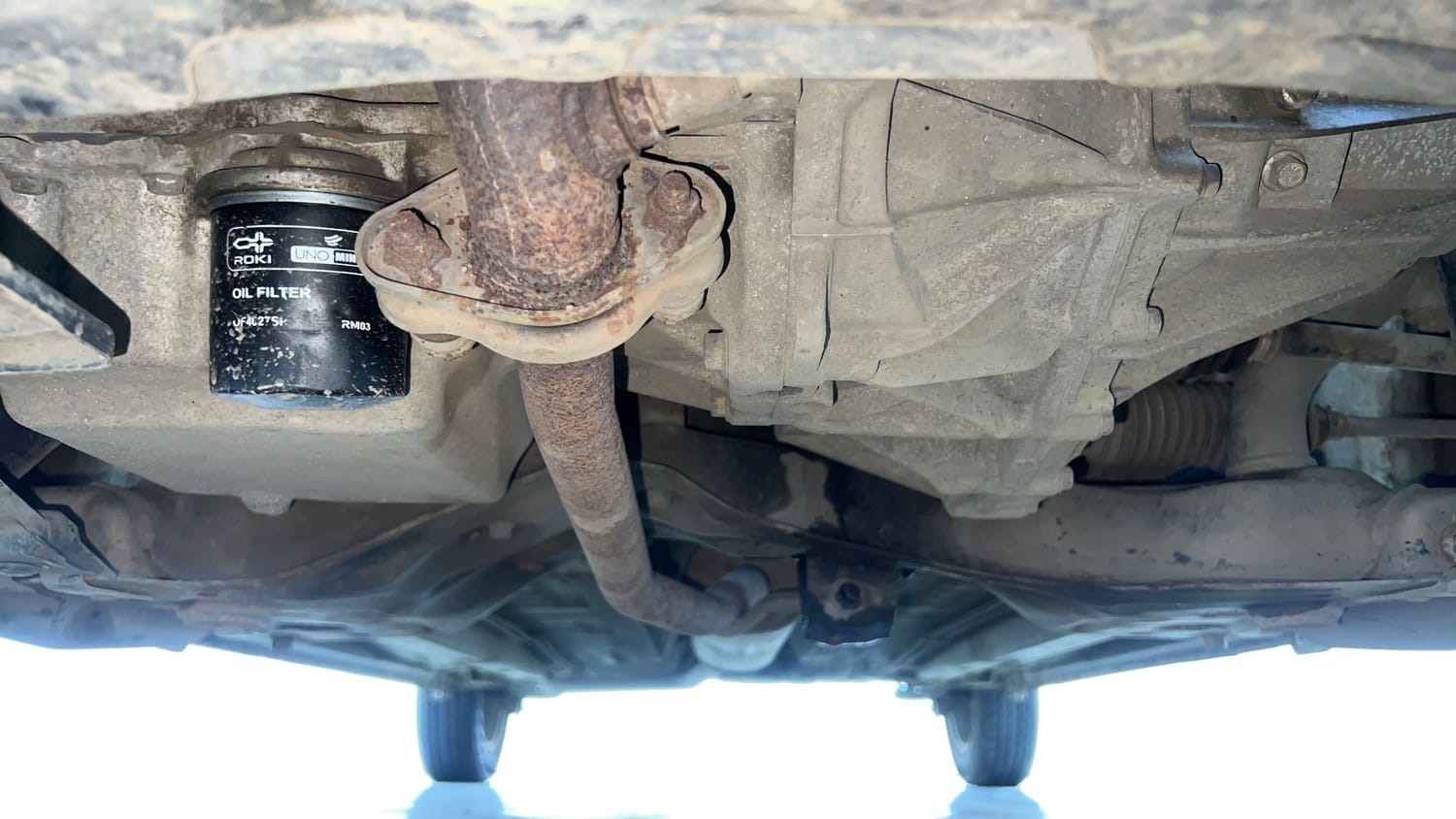 Used 2021 Maruti Suzuki Celerio VXi AMT Petrol Automatic extra FRONT LEFT UNDERBODY VIEW